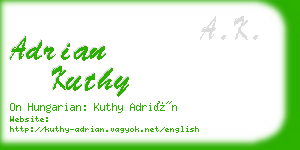 adrian kuthy business card